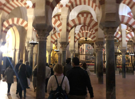 Mathematical tour through the Mosque of Cordoba