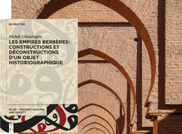 The Berber Empires: Constructions and deconstructions of a historiographical object 