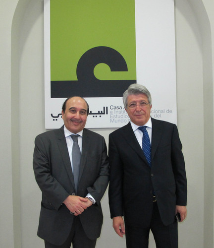 Enrique Cerezo is meeting with the president of the Council of Saudi Chambers of Commerce