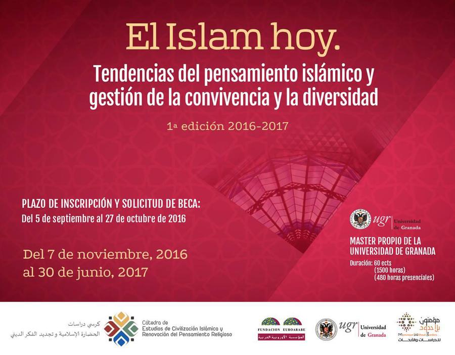 The University of Granada is presenting the first edition of its own Master’s degree program: “Islam Today”