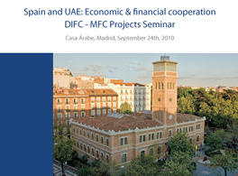 Spain and UAE: Economic & financial cooperation