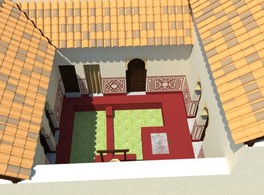 The domestic courtyard in Islamic Cordoba 