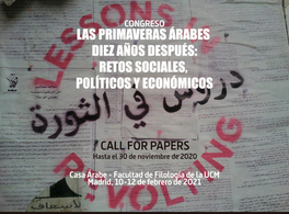 Call for papers: Congress on “The Arab Springs Ten Years Later”  