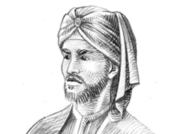 The figure of Ibn al Dhahabi, Omani explorer and navigator 