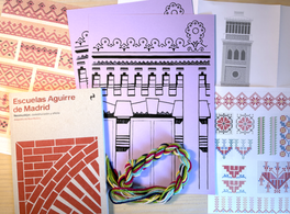 Last family embroidery workshop at Casa Árabe  