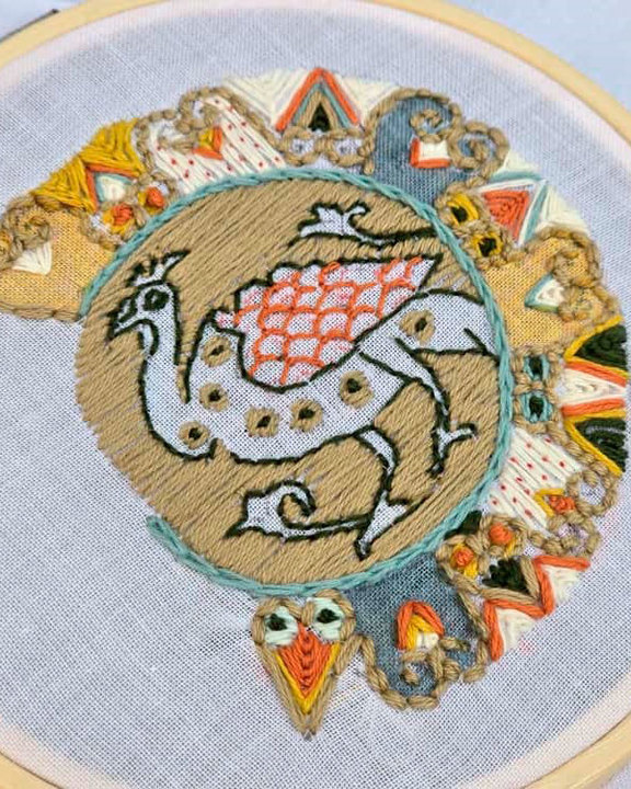 Embroidery for Hawā’: Birds from the iconography of Al-Andalus