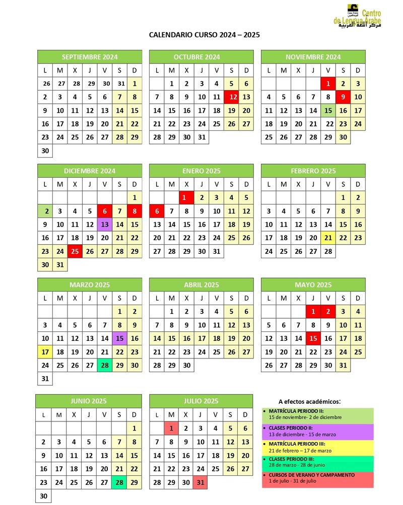 CALENDARIO DEFINITIVO 24-25