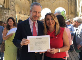 Acknowledgment given to Casa Árabe for its support of Medina Azahara 