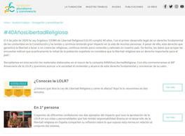 Forty years of religious freedom