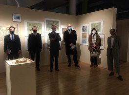 Egypt’s ambassador to Spain visits the Hassan Fathy exhibition 