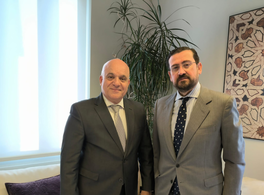 Visit by the Ambassador of the Arab League to the Director of Casa Árabe