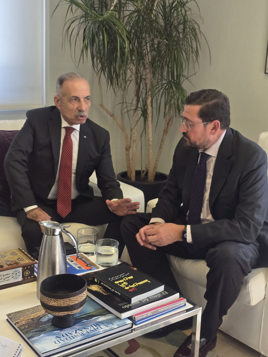 Meeting between the Casa Árabe’s General Director and the Palestinian Ambassador to Spain