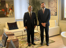 Casa Árabe welcomes the Ambassador of Yemen