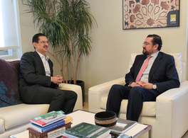 Meeting with Khaled bin Fahd Al Khater