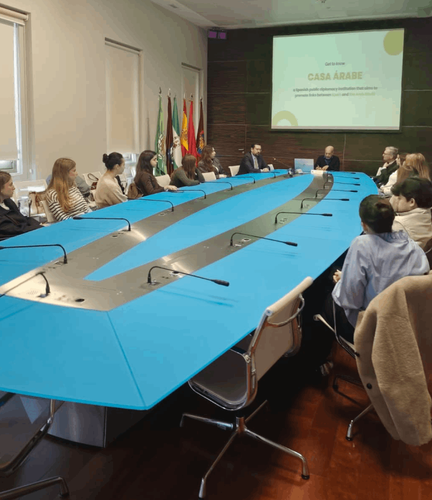 Visit to Casa Árabe by IE Diplomatic Academy students 