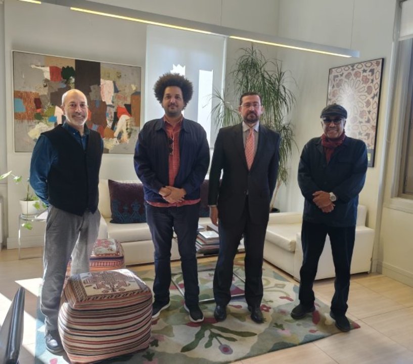 Meeting with Sudanese artist Rashid Diab