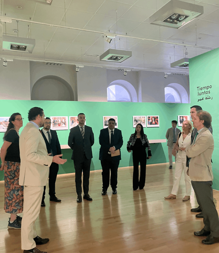 Visit by young Moroccan diplomats to Casa Árabe 