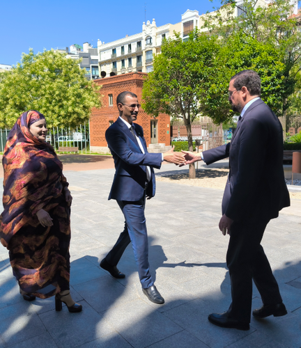 Visit by Mauritania’s Minister of Culture to Casa Árabe
