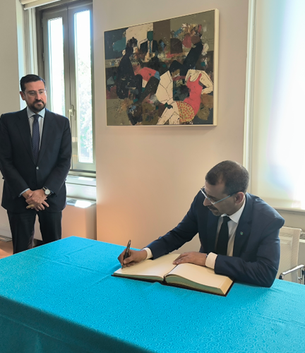 Visit by Mauritania’s Minister of Culture to Casa Árabe