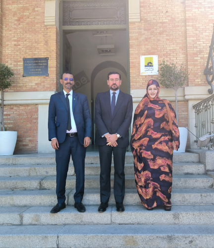 Visit by Mauritania’s Minister of Culture to Casa Árabe